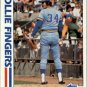 1982 Topps 586 Rollie Fingers IA