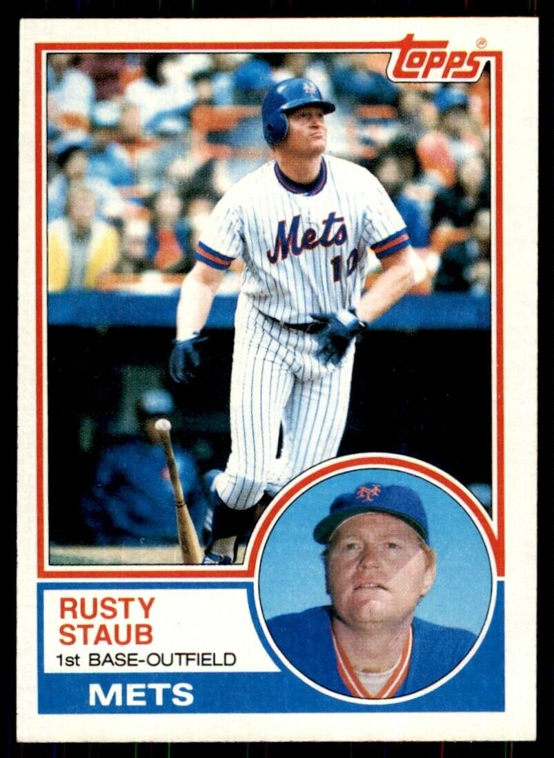 1983 Topps 740 Rusty Staub