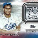2021 Topps Update 70th Anniversary Manufactured Logo Patch T70P-RC Roy Campanella
