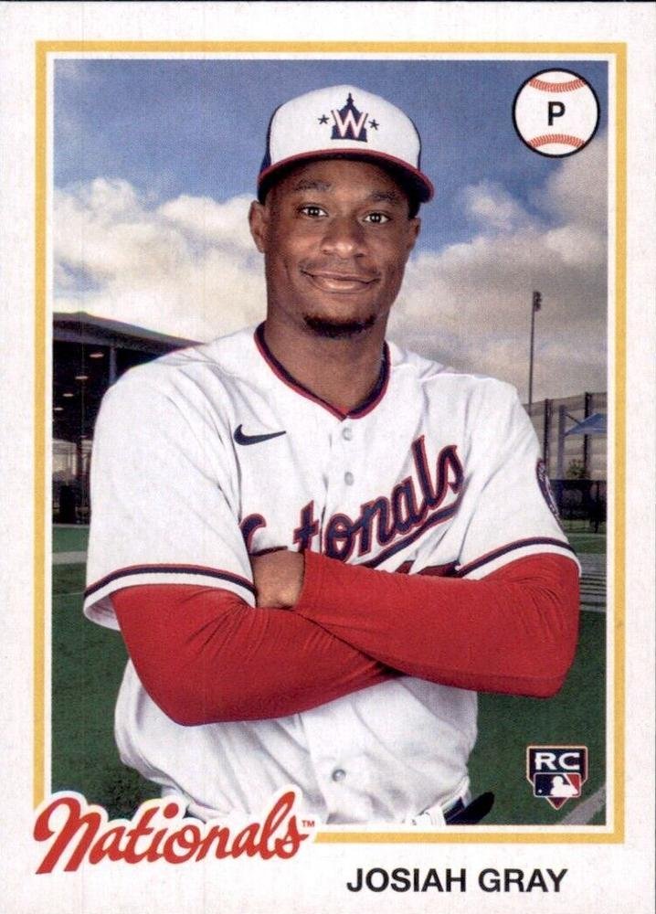 2022 Topps Archives 132 Josiah Gray RC