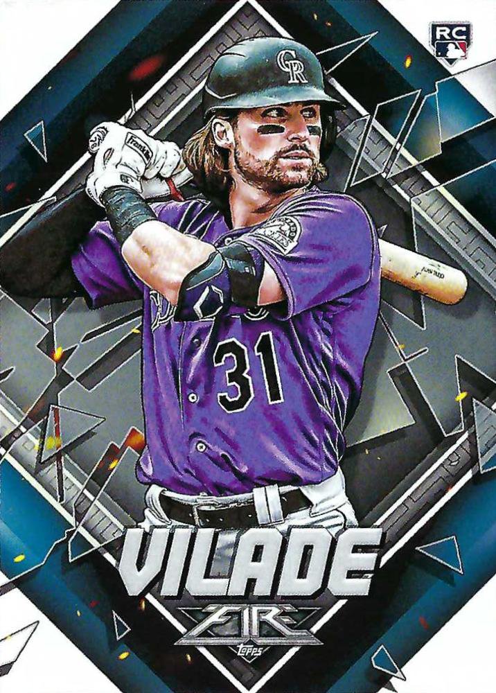 2022 Topps Fire 61 Ryan Vilade RC