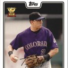 2008 Topps 385 Troy Tulowitzki 2008 Topps 385 Troy Tulowitzki