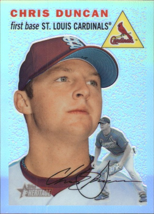 2003 Topps Heritage Chrome Refractors THC9 Chris Duncan