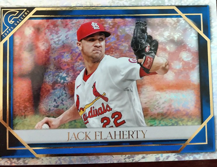 2021 Topps Gallery Blue Pattern #106 Jack Flaherty
