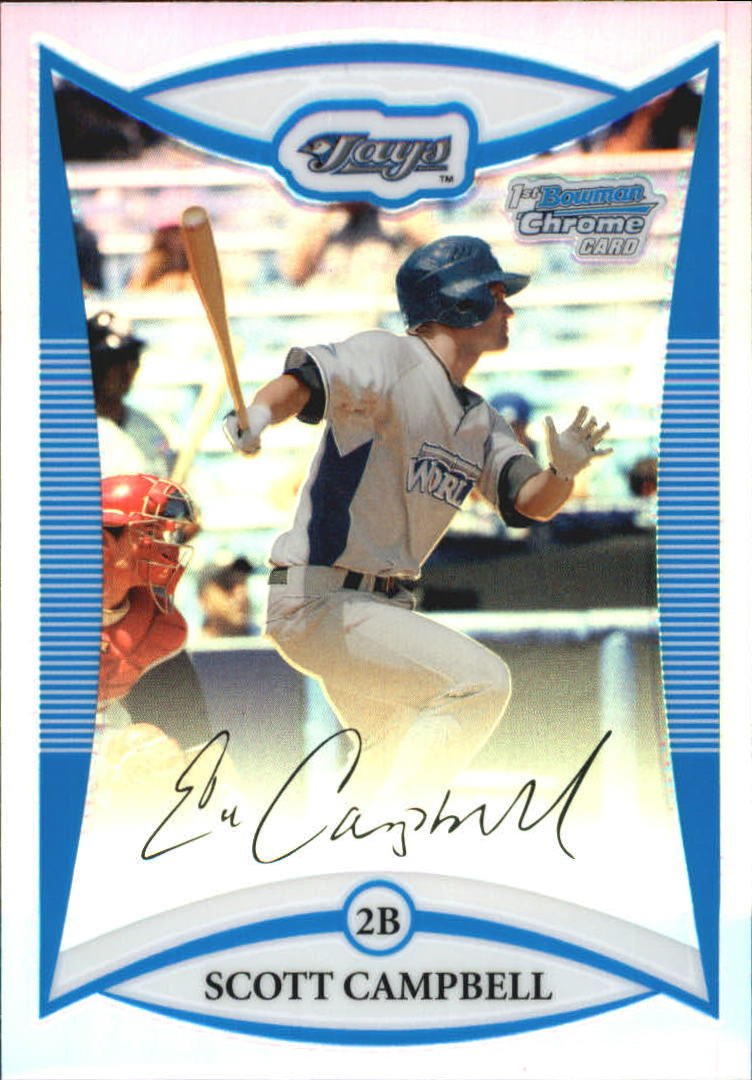 2008 Bowman Chrome Draft Prospects Refractors BDPP91 Scott Campbell FG