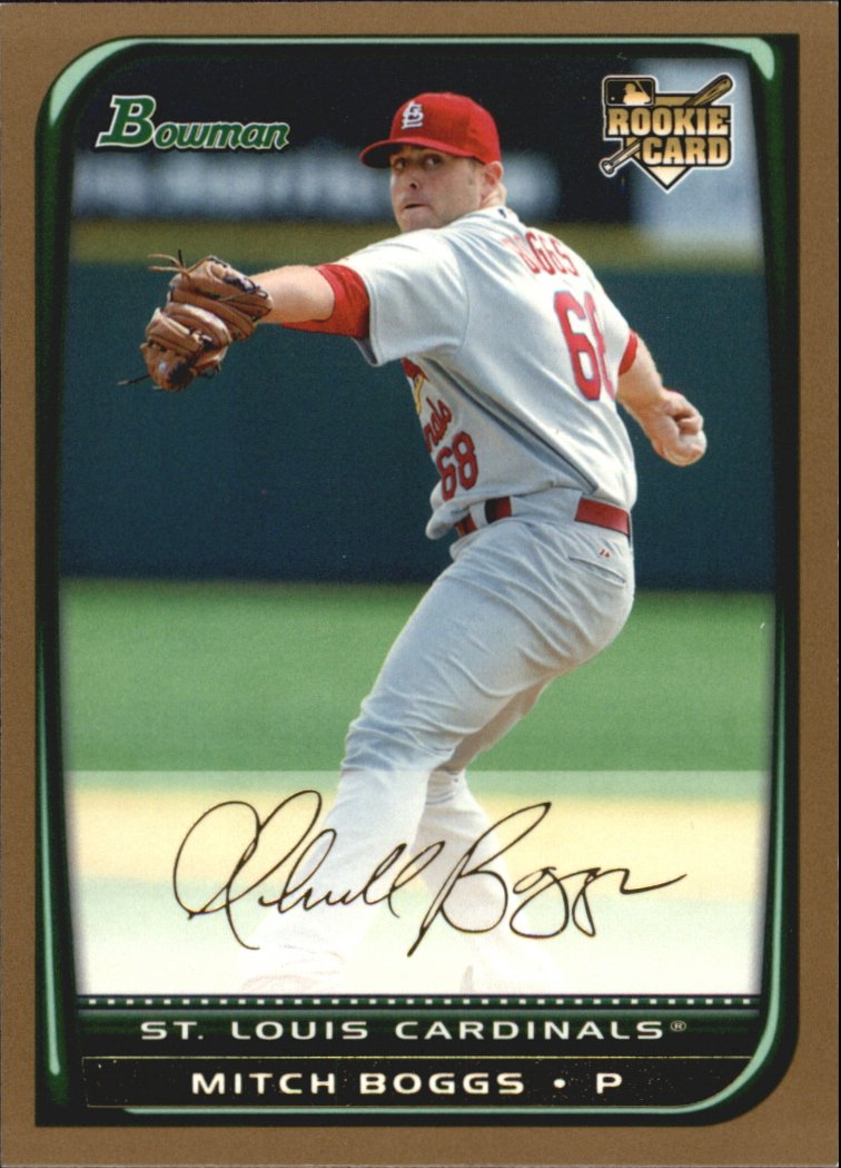 2008 Bowman Draft Gold BDP10 Mitch Boggs