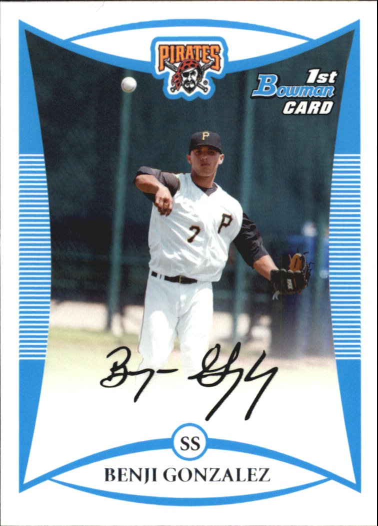 2008 Bowman Draft Prospects BDPP17 Benji Gonzalez DP