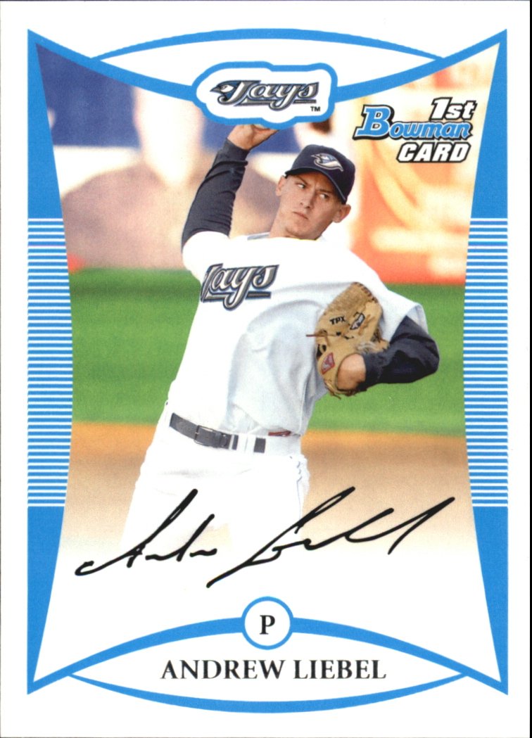 2008 Bowman Draft Prospects BDPP40 Andrew Liebel DP