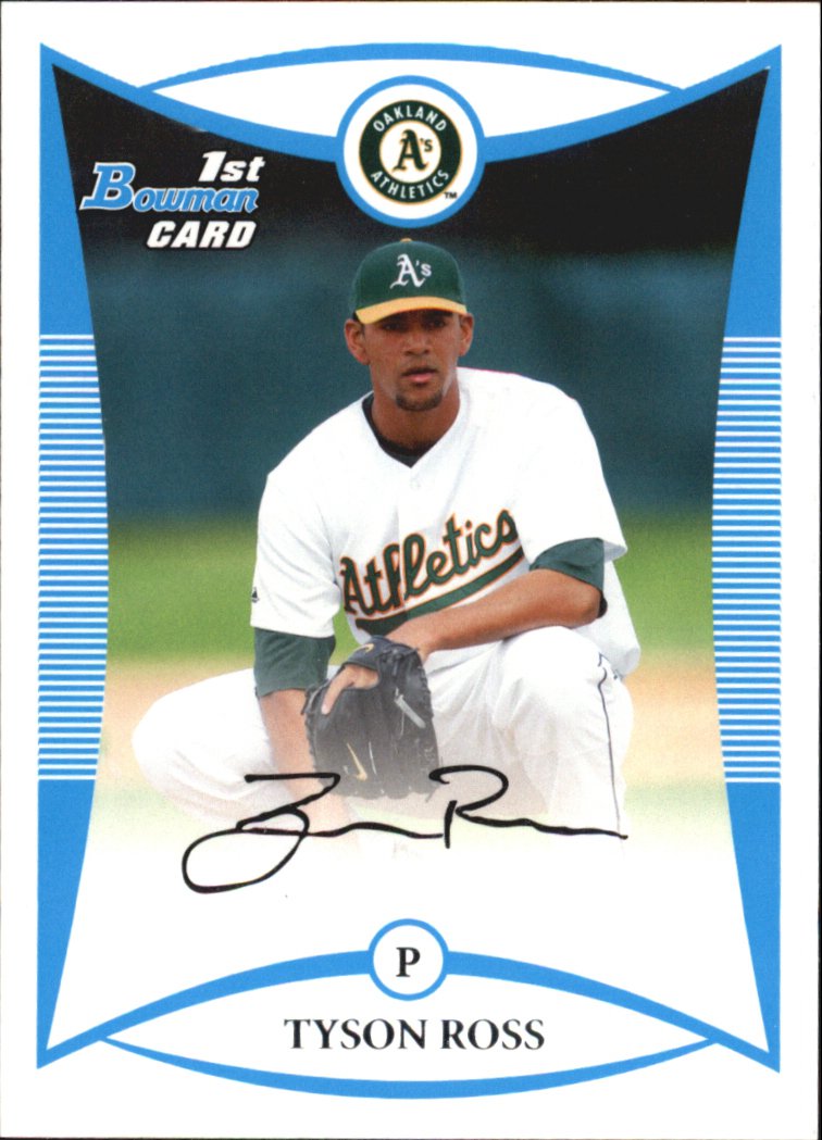 2008 Bowman Draft Prospects BDPP48 Tyson Ross DP