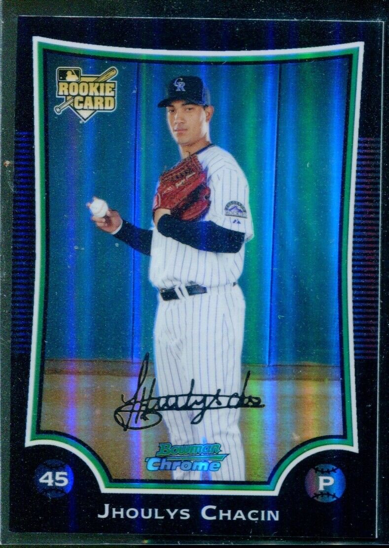 2009 Bowman Chrome Draft Refractors BDP22 Jhoulys Chacin