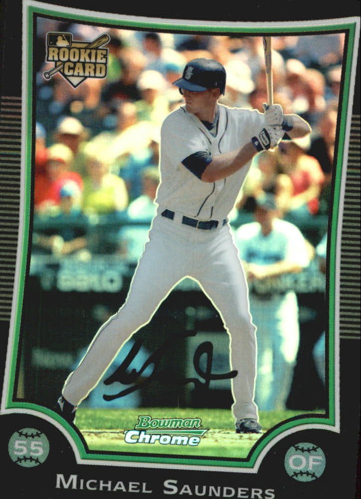2009 Bowman Chrome Draft Refractors BDP23 Michael Saunders