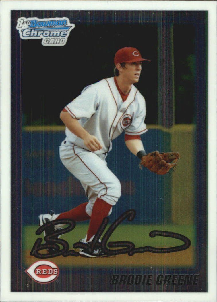 2010 Bowman Chrome Draft Prospects BDPP29 Brodie Greene
