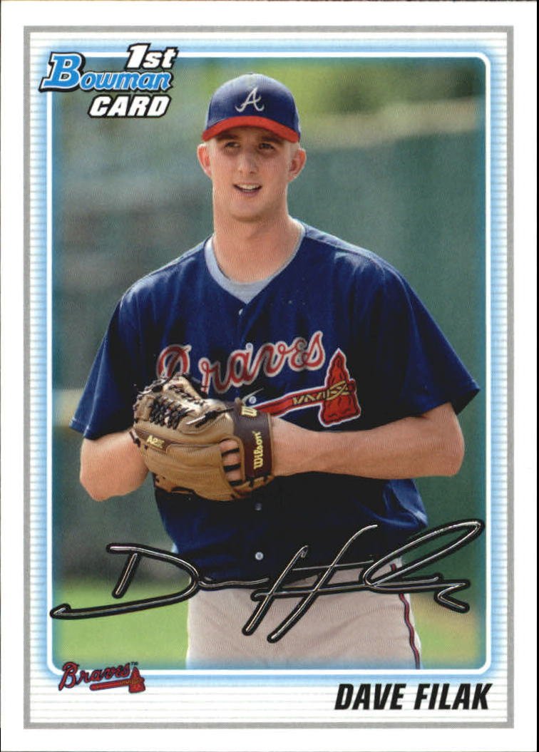 2010 Bowman Draft Prospects BDPP38 Dave Filak
