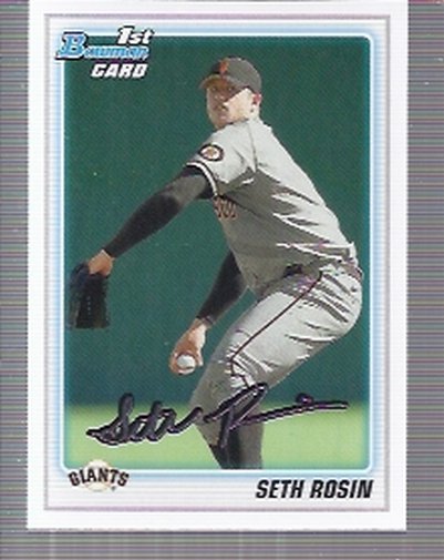 2010 Bowman Draft Prospects BDPP55 Seth Rosin