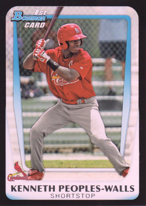 2011 Bowman Draft Prospects BDPP7 Kenneth Peoples-Walls