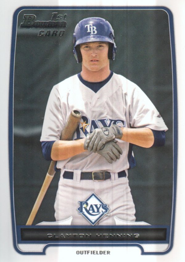 2012 Bowman Draft Draft Picks BDPP81 Clayton Henning