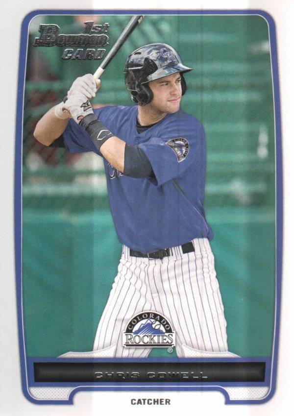 2012 Bowman Draft Draft Picks BDPP128 Chris Cowell