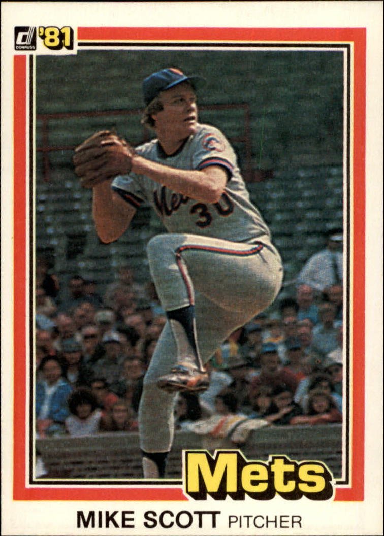 1981 Donruss 37 Mike Scott
