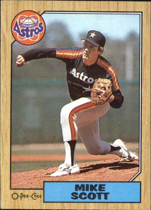 1987 O-Pee-Chee 330 Mike Scott