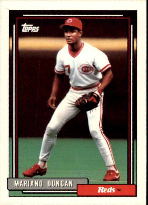 1992 Topps 589 Mariano Duncan