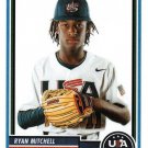 2023 USA Baseball Stars and Stripes 34 Ryan Mitchell 2023 USA Baseball Stars and Stripes 34 Ryan Mitchell