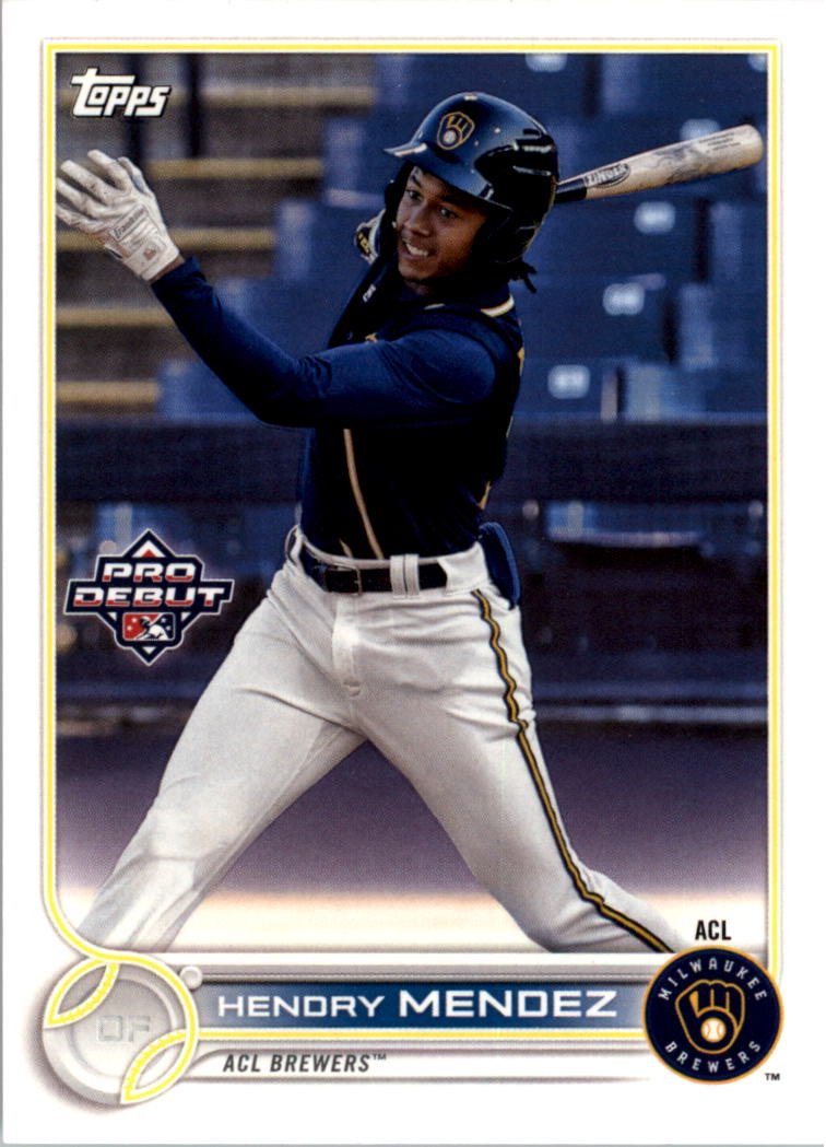 2022 Topps Pro Debut PD128 Hendry Mendez