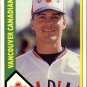 1990 Vancouver Canadians CMC 10 John Pawlowski