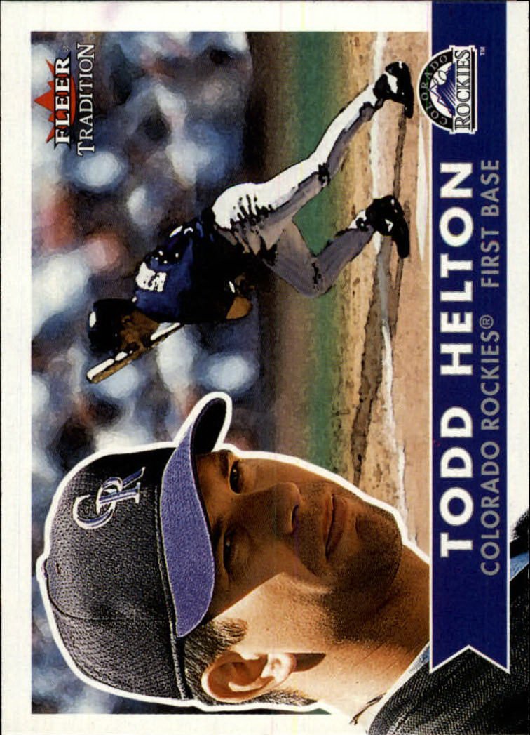 2001 Fleer Tradition 314 Todd Helton