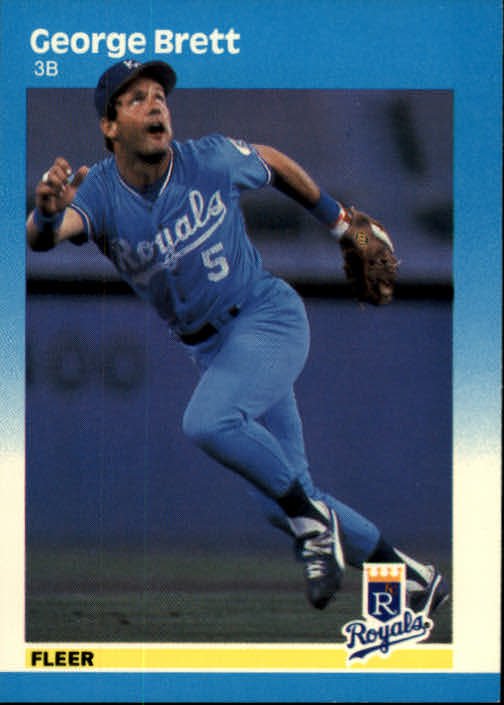 1987 Fleer 366 George Brett