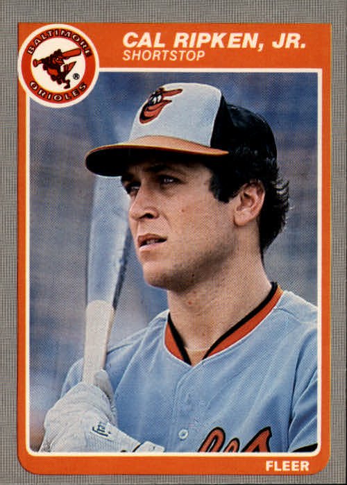 1985 Fleer 187 Cal Ripken
