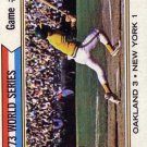 1974 Topps 477 World Series Game 6/Reggie Jackson 1974 Topps 477 World Series Game 6/Reggie Jackson