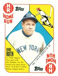 2010 Topps Blue Back 1 Babe Ruth