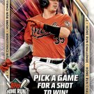 2023 Topps Home Run Challenge Code Card HRC3 Adley Rutschman 2023 Topps Home Run Challenge Code Card HRC3 Adley Rutschman