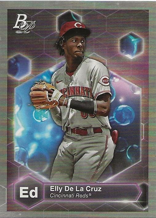 2022 Bowman Platinum Precious Elements PE16 Elly De La Cruz