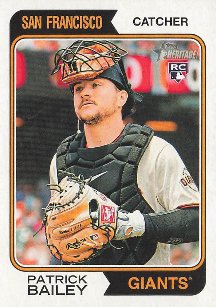 2023 Topps Heritage 709 Patrick Bailey SP RC