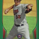 2013 Bowman Chrome Green Refractors 28 Kyle Gibson