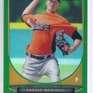 2013 Bowman Chrome Prospects Green Refractors BCP162 Parker Bridwell 2013 Bowman Chrome Prospects Green Refractors BCP162 Parker Bridwell