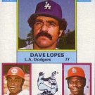 1976 Topps 197 NL Stolen Base Leaders Dave Lopes/Joe Morgan/Lou Brock 1976 Topps 197 NL Stolen Base Leaders Dave Lopes/Joe Morgan/Lou Brock