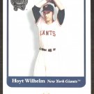 2001 Greats of the Game 69 Hoyt Wilhelm
