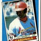 1989 Topps 662 Lou Brock TBC79 1989 Topps 662 Lou Brock TBC79