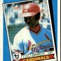 1989 Topps 662 Lou Brock TBC79