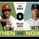 2020 Topps Heritage Then and Now TN11 Mallex Smith Lou Brock 2020 Topps Heritage Then and Now TN11 Mallex Smith Lou Brock