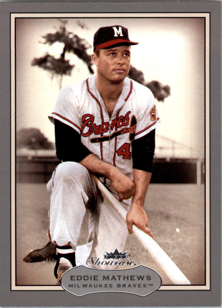 2003 Fleer Showcase #101 Eddie Mathews