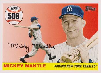 2008 Topps Mickey Mantle Home Run History 508 Mickey Mantle