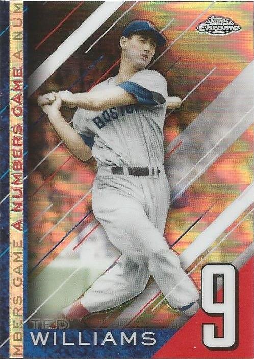 2020 Topps Chrome Update A Numbers Game NGC14 Ted Williams