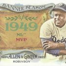 2022 Topps Allen and Ginter Banner Seasons  BS9 Jackie Robinson