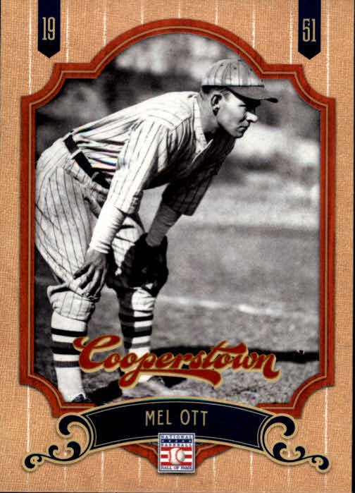 2012 Panini Cooperstown 50 Mel Ott