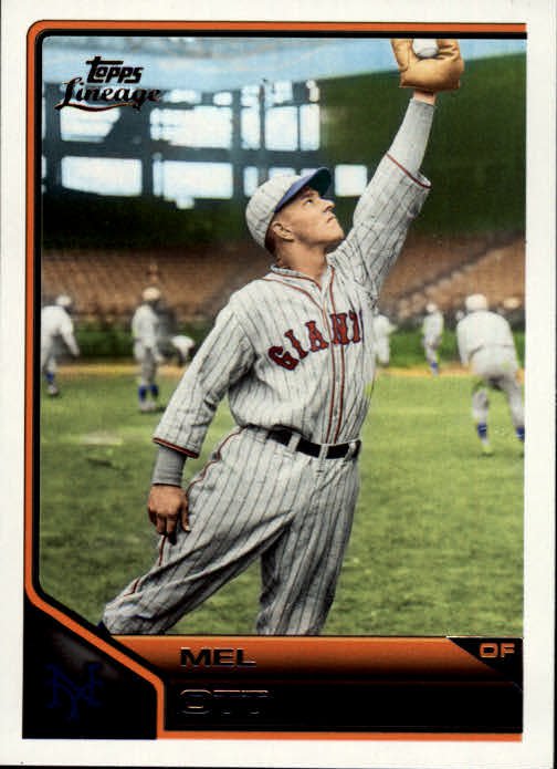 2011 Topps Lineage 186 Mel Ott