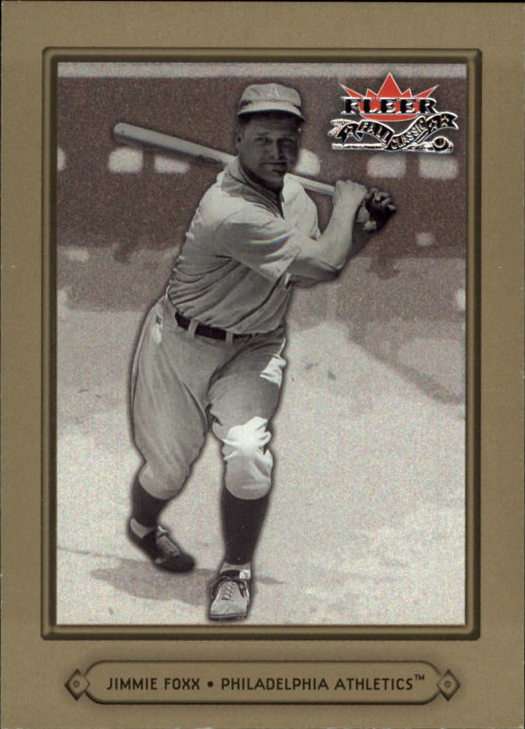 2002 Fleer Fall Classics 39 Jimmie Foxx