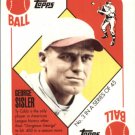 2010 Topps Blue Back 3 George Sisler